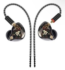 Audiovance Vibes 202 HiFi In-Ear Earphones Noise Isolation Litz Cable Gold Plugs