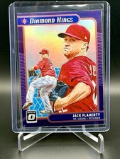 2021 Donruss Optic Baseball Diamond Kings Silver # 22 Jack Flaherty