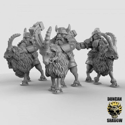 Dwarf Riders Miniature