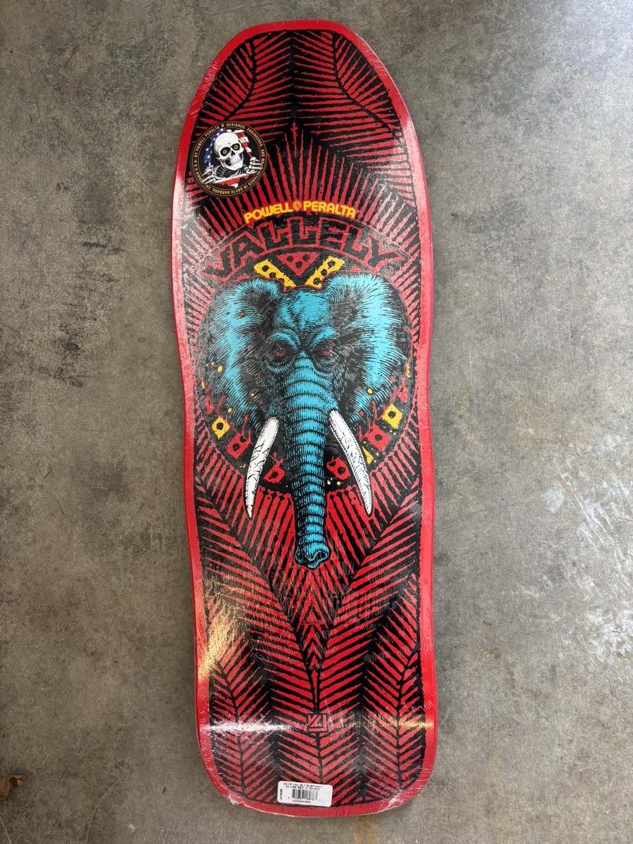 2020 Powell Peralta Mike Vallely Elephant Red Reissue Skateboard