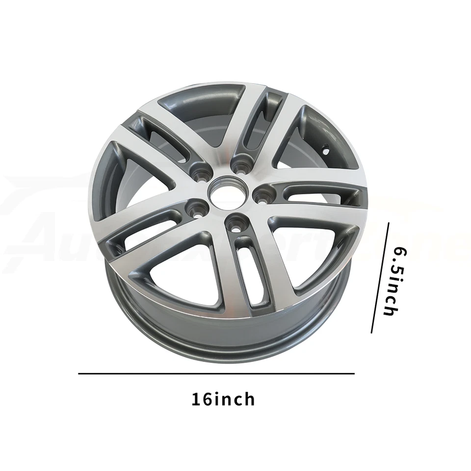 New 16" x 6.5'' Alloy Wheel Rim for Volkswagen Jetta 2005-2018 OEM Quality Rim Foto 3 de 4