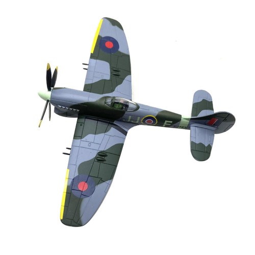 WWII Hawker Tempest Mk.V Royal Air Force Fighter Diecast Model 1:72 Scale Alloy - Foto 7 di 20
