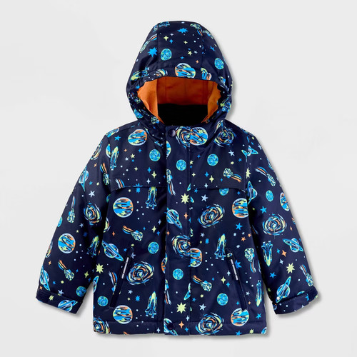 Cat & Jack Baby 3-in-1 Snowplay Jacket Attached Hood Adjustable Cuffs - Picture 2 of 35