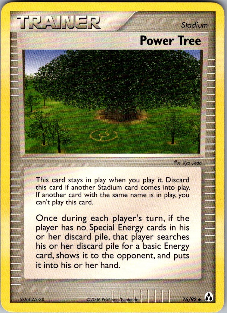 Power Tree - Legend Maker - LM 76/92 -  VINTAGE single LP to HP Pokemon Card