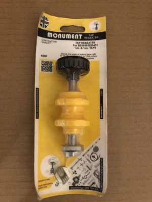 Monument 450P Tap Reseater Reseating Tool for Leaking Taps 1/2" & 3/4", MON450