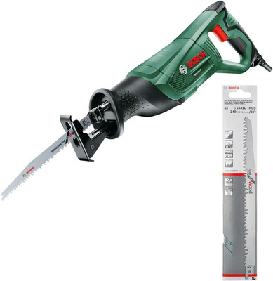 Bosch Säbelsäge PSA 700 E (710 Watt, Im Karton) + Reciprosägeblätter Grünes Holz