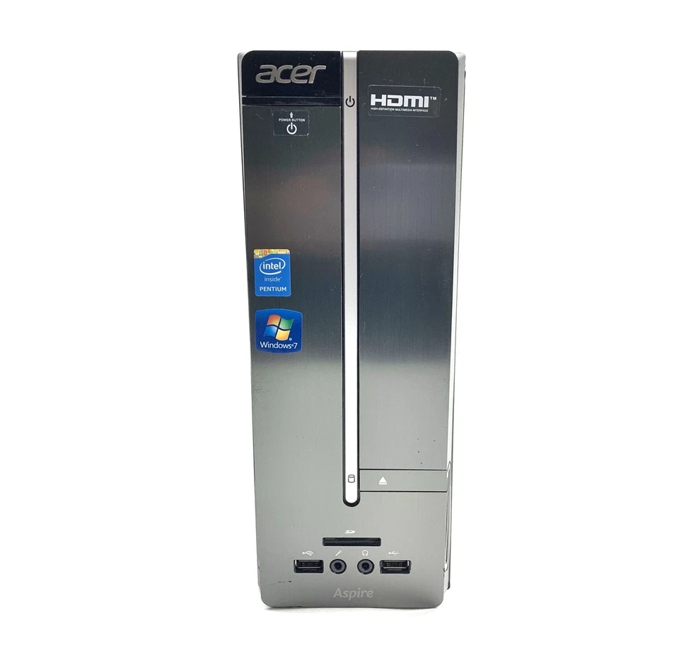 Acer Aspire AXC-603-UR2D SFF PC Pentium J2900 2.41GHz 8GB 480GB SSD Windows 10 - Image 3 of 4