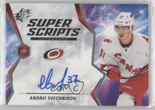 2020-21 SPx Superscripts Andrei Svechnikov #S-AS Auto 2oz