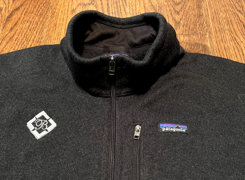Chaleco Suéter Patagonia Better Para Hombres 3XL Cremallera Completa Negro Usado en Excelente Condición Foto 3 de 4