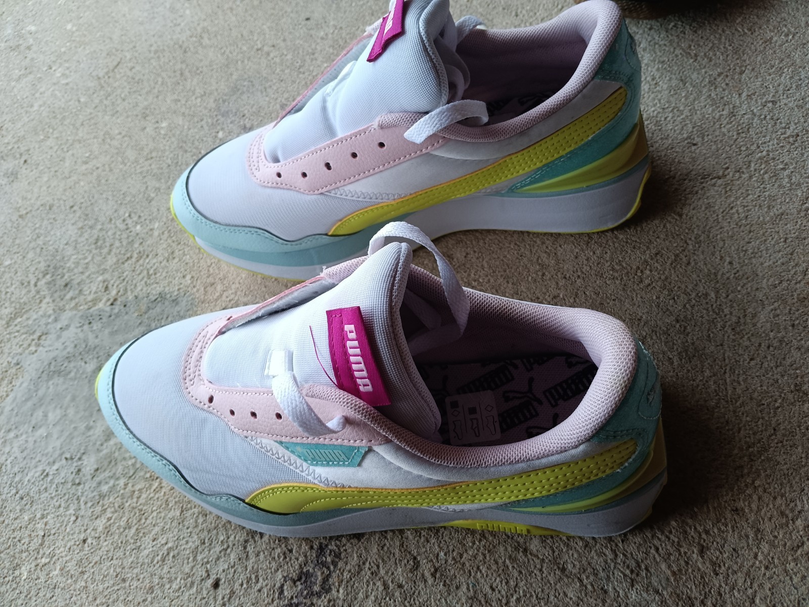 SAOLA Sneakers Puma Cruise Rider Pop Glitch multicolore casual moda ragazza taglia 7