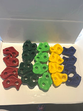 Climbing Rock Holds Set, Assorted Multicolor w/ Ratchet Straps Instructions