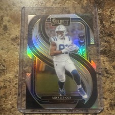 2024 Panini Select - Premier Level Mo Alie-Cox #184 Silver Prizm DIE-CUT