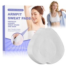 Armpit Sweat Pads, Underarm Pads for Women and 1 Count Pack of 10 