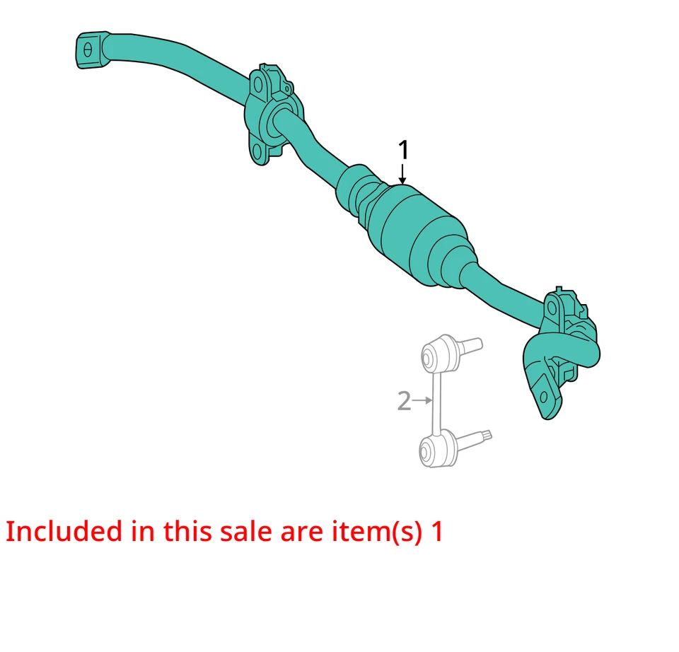 2013-2019 MERCEDES GLE63 REAR ACTIVE HYDRAULIC STABILIZER BAR *42K* 1663260865 Foto 3 de 4