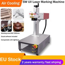 5W UV Laser Marking Machine Air Cooling For Wood Glass Acrylic Metal Nonmetal