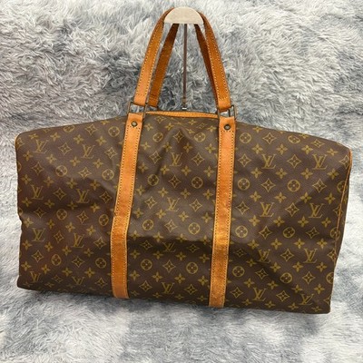 Authentic Louis Vuitton Monogram Sax Pool 55 M41622 Boston Bag from Japan USED