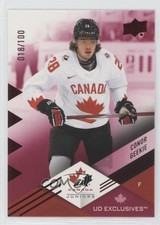 2024 Upper Deck Team Canada Juniors Exclusives 18/100 Conor Geekie #49 1m72