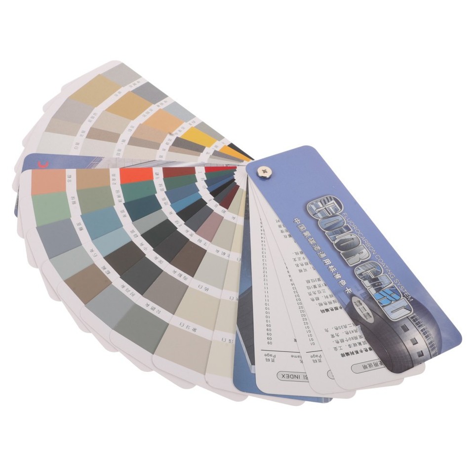 1 Set Paint Colors Sample Cards Architecture Paint Color Cards Color ...