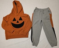 Gymboree HALLOWEEN Jack O Lantern Boys Outfit 6 EUC