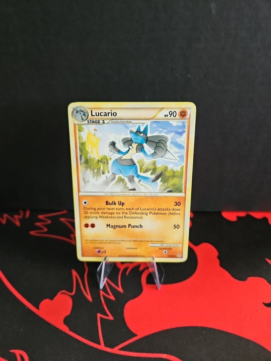 Lucario 19/95 Unleashed Regular 2010 English Pokemon TCG