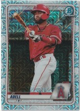 2020 Bowman Chrome Prospects Jo Adell Mojo Refractor Parallel #BCP-100 LA Angels