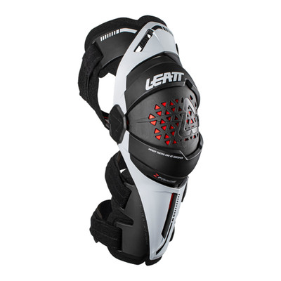 Leatt Z Frame MX Motocross Offroad Race Kniebandagen Paar Erwachsene weiß