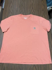 carhartt , XXL loose fir short sleeve, Tshirt, peach/salmon