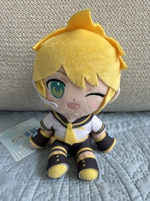 KAGAMINE LEN 6.3  Plush Hatsune Miku x Round1 Exclusive Vocaloid Collab NWT Sega