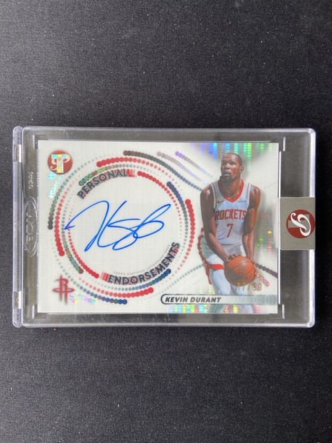 Kevin Durant 2025-26 Topps Pristine Personal Endorsements Auto /50 #PE-KD