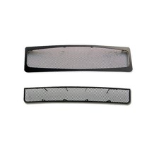 Fits 2007-2014 Ford Expedition Black Stainless Steel Mesh Grille Grill Combo