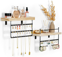 Schmuck Organizer Wandmontage FüR Ohrringe Ketten ArmbäNder Platzsparend