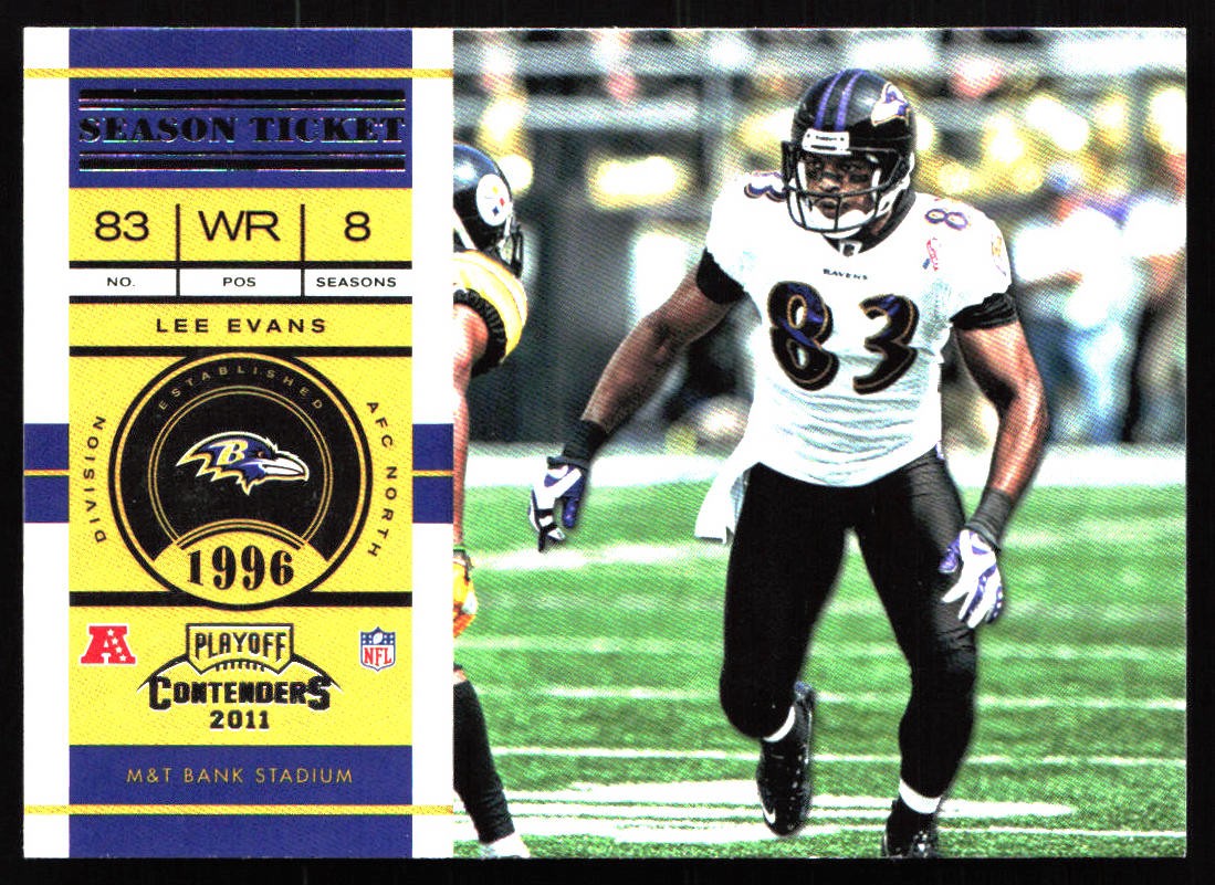 2011 Playoff Contenders #16 Lee Evans