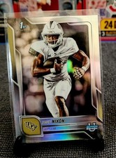 bowman 1st chrome jaden nixon ucf knights #113 2025 university football card