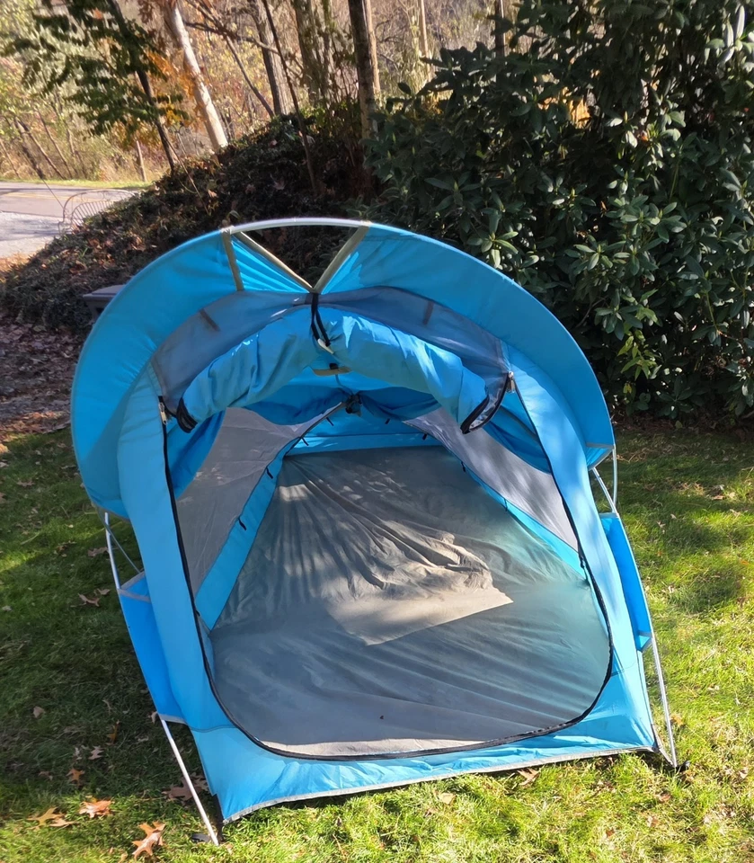 Tienda de campaña The North Face renacuajo para 3 personas - azul gris con mosca de lluvia Foto 3 de 4