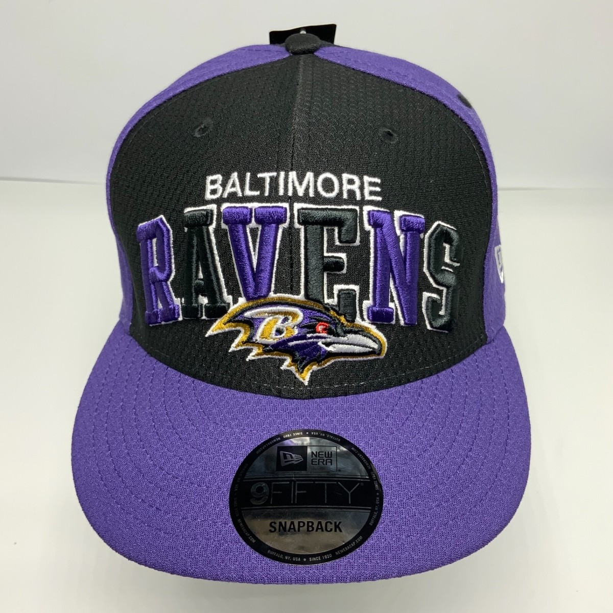 Kj着 The Ravens Snapback CAP New Era Cap NFL Baltimore Ravens 1996 Black | Purple 9FIFTY