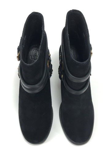 Botas envolventes UGG Dandridge negras de gamuza de tacón alto talla 6 - Imagen 6 de 12