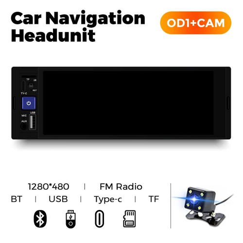 Universal HD Touch Screen Car Multimedia Video Player Carplay Android Auto BT SD - Picture 8 of 30