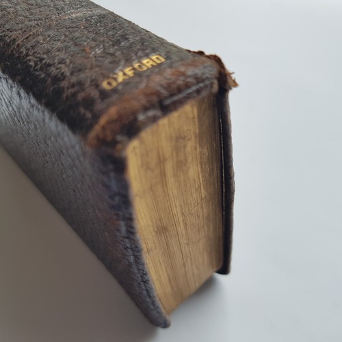 Antique Bible Oxford Book Of Common Prayer University Press leather Horace Hart - Picture 17 of 24