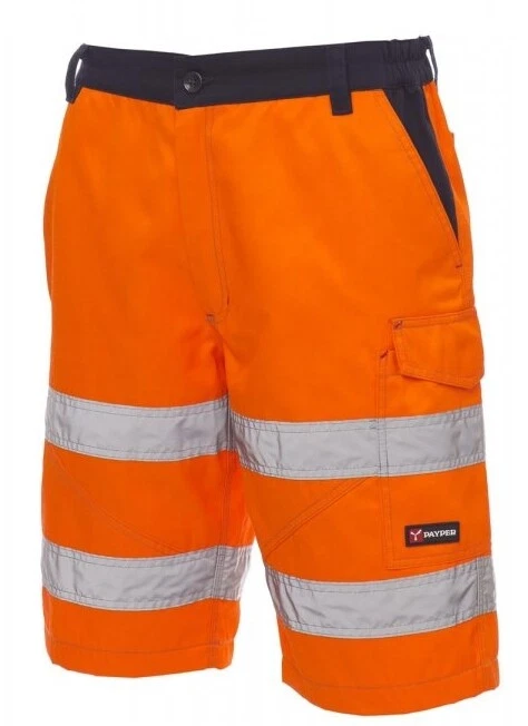Bermuda Pantaloncino alta visibilità Payper Craft Elastici Laterali - Immagine 2 di 3