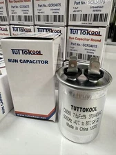 Tuttokool GCR3407.5 7.5uf Microfarad Single Section Motor Round Run Capacitor in