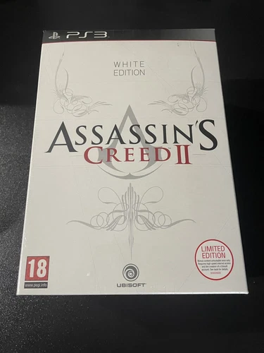ASSASSINS CREED II 2 WHITE EDITION - SONY PS3 - NEW PAL UK