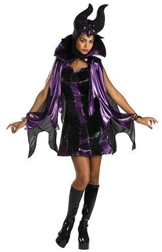 Maleficent Teen/Women Costume ( Dress Size 7-9 )