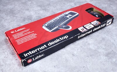 Labtec Internet Desktop Windows Compatible Keyboard Mouse Combo New In Box