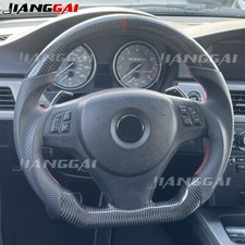Carbon Fiber Sport Steering Wheel For Bmw 3 Series E90 E91 E92 E93 Ssg 2005-2013