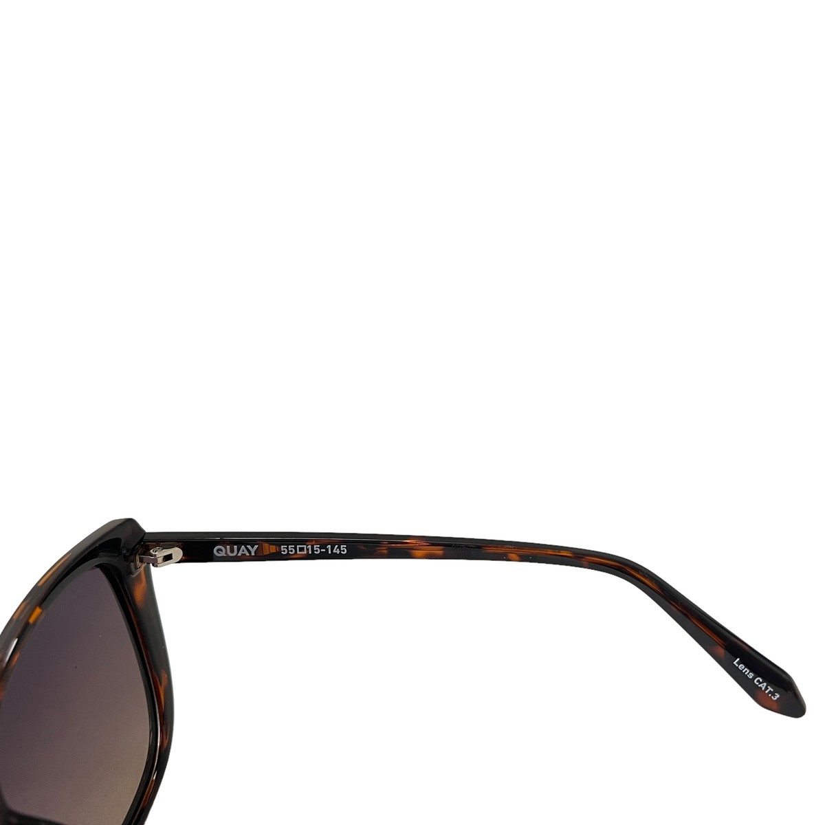 Quay Australia Ever After Medium Sunglasses Tortoise Smoke 