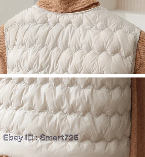 Winter Women Packable Ultralight Down Jacket Puffer Parka Coats Vest Warm - Picture 6 of 30