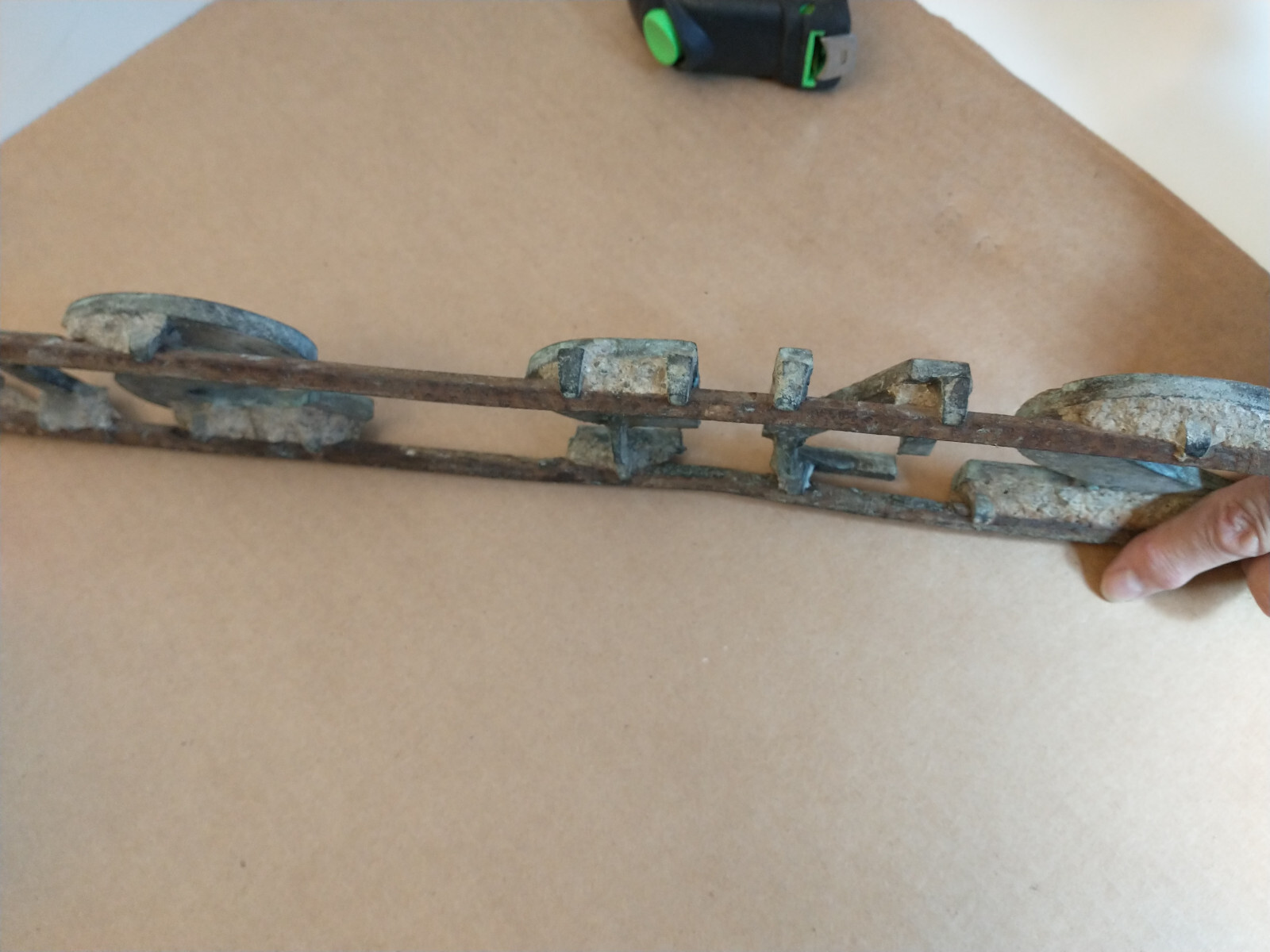 Architectural Bronze Street or Bldg Marker "2nd St.",   19"x 4",   About 5 lb