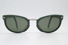 Vintage Sunglasses GAULTIER JUNIOR Green Silver Oval
