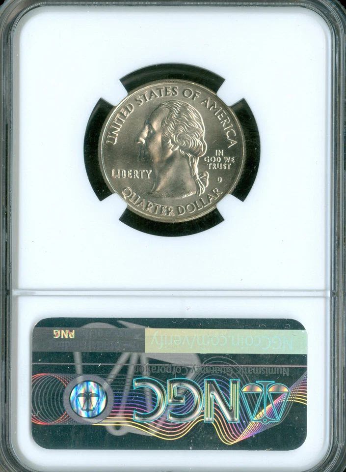 2009 D VIRGIN ISLAND QUARTER NGC MS67 BUSINESS STRIKE MAC SPOTLESS . - Image 2 of 2