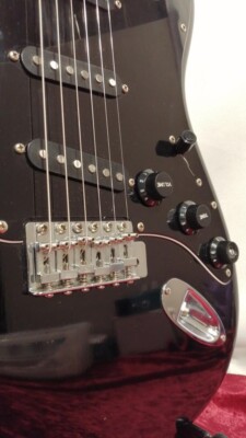Tokai] SS-36 Silver Star Black Made in JPN 1979 Vintage ST